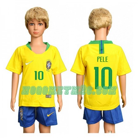 Dječji Nogometni Dres Brazil Pele 10 Domaći Svjetsko prvenstvo 2018 Dječji Nogometni Dres Brazil Pele 10 Domaći Svjetsko prvenstvo 2018